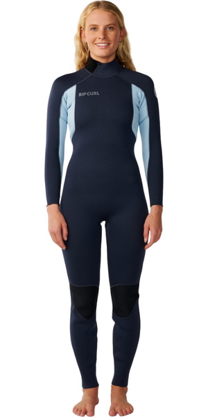 2026 Rip Curl Womens Trad 5/4mm Back Zip Wetsuit 17QWFS - Navy